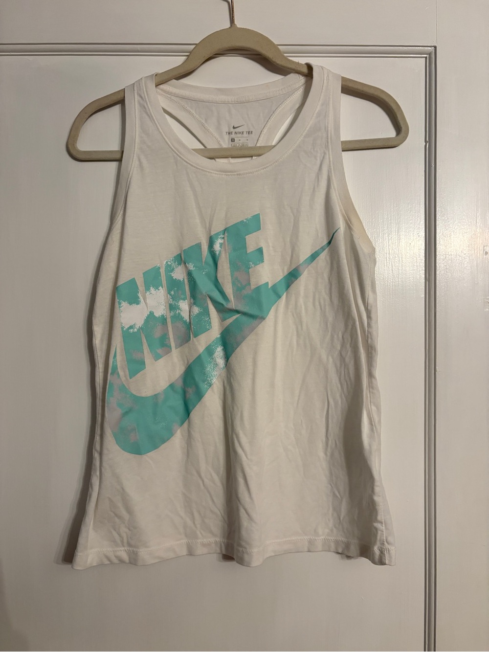 Nike Women's White Racerback Tank Top